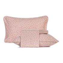 Jogo de Cama King 4 Peças Altenburg Malha Fio Penteado Bits Rosê