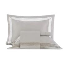 Jogo de Cama King Altenburg 300 Fios Unita Cinza 4 Pçs 9893