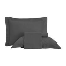 Jogo de Cama King Altenburg Sublime 4 Pçs Preto Ebano - 9893