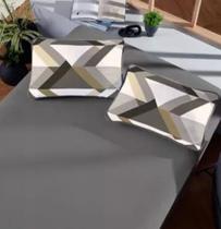 Jogo de Cama King Clamatex 3 peças em Malha 100 Algodão D