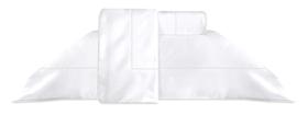 Jogo de Cama King Constantine 300 Fios Branco/Bege Marken Fassi Jogo de Cama King Constantine 300 Fios Branco/Bege Marken Fassi