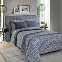 Jogo de Cama King Inovare 4Pçs. Estampado Único SBX