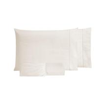Jogo de Cama King Lençol 100% Algodão 200 Fios C/ Elástico 03 Pçs Fronhas Ponto Palito