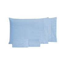 Jogo de Cama King Lençol 100% Algodão 200 Fios C/ Elástico 03 Pçs Fronhas Ponto Palito