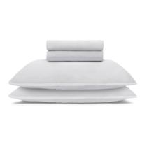 Jogo de Cama King Malha 100% Bambu Natural Buettner 4Pçs