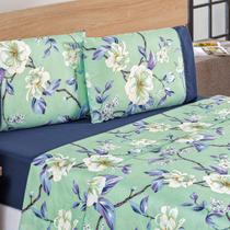 Jogo de Cama King Naturale 200 Fios 04 Peças Flower