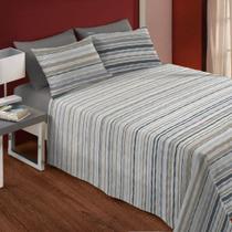 Jogo De Cama King Percal 200 Fios Algodão Listrado Bege Monaco Elegance Teka Jogo De Cama King Percal 200 Fios Algodão Listrado Bege Monaco Elegance Teka