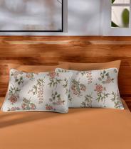 Jogo de Cama King Premium Fio Penteado Vivaldi Laranja