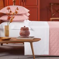 Jogo de Cama King Privilege 200 Fios 04 Peças Andreza - Rosa
