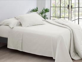 Jogo De Cama King Satinée 300 Fios Off White Kacyumara