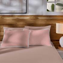 Jogo de Cama King Size 100% Algodão Estampado 3pçs Ciranda Blush II Vivaldi Premium Jogo de Cama King Size 100% Algodão Estampado 3pçs Ciranda Blush II Vivaldi Premium