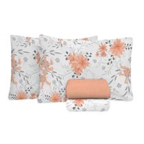 Jogo de Cama King Size 130 Fios Fiori - Vitória (7789) Jogo de Cama King Size 130 Fios Fiori - Vitória (7789)