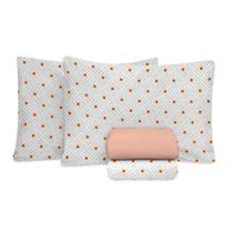 Jogo de Cama King Size 180 Fios Fiori - Lara (7817) Jogo de Cama King Size 180 Fios Fiori - Lara (7817)