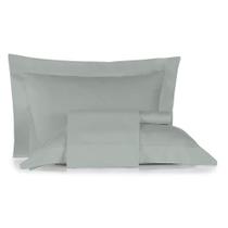 Jogo de Cama King Size Liso 300 Fios Nova América