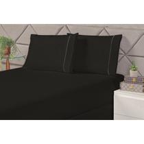 Jogo de Cama Laura CASAL - PRETO