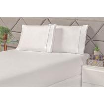 Jogo de Cama Laura QUEEN - BRANCO