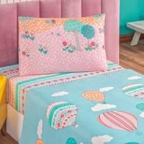 Jogo De Cama Lençol Bouti Infantil Kids Solteiro 03 Peças - Balão. Jogo De Cama Lençol Bouti Infantil Kids Solteiro 03 Peças - Balão.