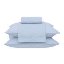 Jogo de Cama Lençol Buddemeyer Casal Basic Percalle 180 fios 100% Algodão Liso Cores
