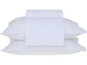 Jogo de Cama Lençol Buddemeyer King Basic Percalle 180 fios 100% Algodão Liso Cores