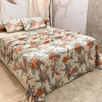 Jogo de Cama Lençol Casal Colonial Percal 300 Fios 4 Peças - Laranja - 100% Poliéster Jogo de Cama Lençol Casal Colonial Percal 300 Fios 4 Peças - Laranja - 100% Poliéster