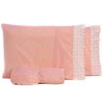 Jogo de Cama Lençol CASAL PADRÃO 03 Peças Florença Guipir com Fronhas Tecido Percal Liso Algodão 200 Fios Conjunto Roupa Cama Lençóis Gripir Renda Jogo de Cama Lençol CASAL PADRÃO 03 Peças Florença Guipir com Fronhas Tecido Percal Liso Algodão 200 Fios Conjunto Roupa Cama Lençóis Gripir Renda