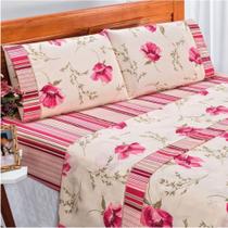 Jogo de Cama Lençol Casal Queen Estampado 4 Peças - Estampas Sortidas Jogo de Cama Lençol Casal Queen Estampado 4 Peças - Estampas Sortidas