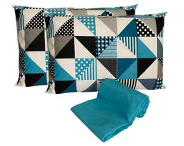 Jogo De Cama Lençol Casal Queen Percal 03 Peças