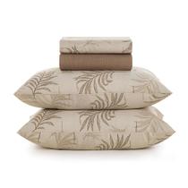 Jogo de Cama Lençol Casal Queen Percal 160 fios Karsten 100% Algodão Toque Macio 4pçs