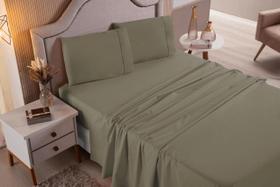 Jogo de Cama Lençol Casal Super King 4 Peças Cappuccino Liso 100% Algodão Jogo de Cama Lençol Casal Super King 4 Peças Cappuccino Liso 100% Algodão