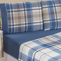 Jogo de Cama Lençol King 04 Peças Micropercal 200 Fios Naturele