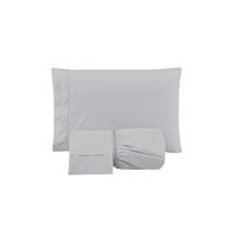 Jogo de Cama Lençol King 3 Peças 300 Fios Versatile Ponto Palito Solteiro