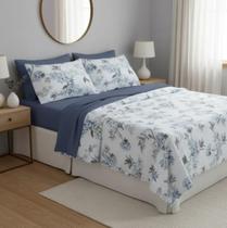 Jogo De Cama Lençol King Box 400 Fios 3 Pecas Estampado Jogo De Cama Lençol King Box 400 Fios 3 Pecas Estampado