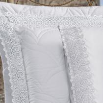 Jogo de Cama Lençol King Classico Grippir 400 Fios - Branco - 100% Poliéster Jogo de Cama Lençol King Classico Grippir 400 Fios - Branco - 100% Poliéster