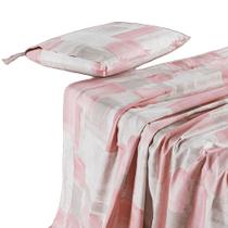 Jogo de Cama Lençol King Sensuale Percale 200 Fios 4 Peças - Quadri - 80% Algodão, 20% Poliéster