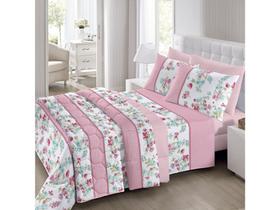 Jogo de Cama / Lençol King Size Royal Plus Sissy - 4 Peças 100% Algodão Santista