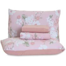 Jogo De Cama Lençol Malha Com Elástico Algodão Premium