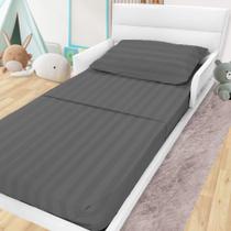 Jogo De Cama Lençol Para Mini Cama Montessoriana 100% Algodão Percal 300 Fios Premium 68x148cm - BF Colchões