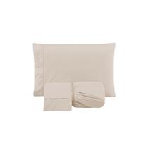 Jogo de Cama Lençol Queen 3 Peças 300 Fios Versatile Toque Algodão Ponto Palito - Valle Enxovais Jogo de Cama Lençol Queen 3 Peças 300 Fios Versatile Toque Algodão Ponto Palito - Valle Enxovais