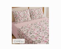 Jogo De Cama Lençol Queen 4 Peças 150 Fios Antialérgico Camesa Jogo De Cama Lençol Queen 4 Peças 150 Fios Antialérgico Camesa