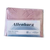 Jogo de cama lençol queen 4 peças slim lotus