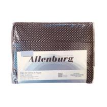 Jogo de cama lençol queen 4 peças slim preto