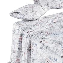 Jogo de Cama Lençol Queen Sensuale Percale 200 Fios 4 Peças - Protea - 80% Algodão, 20% Poliéster Jogo de Cama Lençol Queen Sensuale Percale 200 Fios 4 Peças - Protea - 80% Algodão, 20% Poliéster