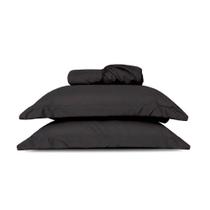 Jogo de Cama Lencol Slim Queen 3 peças 200 Fios Preto - Home Fernandes Jogo de Cama Lencol Slim Queen 3 peças 200 Fios Preto - Home Fernandes