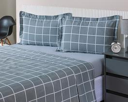 Jogo De Cama Lençol Solteiro 3 Peças 100 Algodão