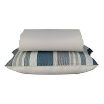 Jogo de Cama Lençol Solteiro Bege 100% Algodão 2pçs