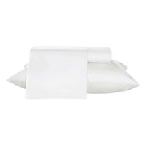 Jogo De Cama Lençol Solteiro Com Elástico 3 Peças 180 Fios Madri Teka Cor:Branco Jogo De Cama Lençol Solteiro Com Elástico 3 Peças 180 Fios Madri Teka Cor:Branco