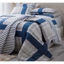 Jogo de Cama Lençol Solteiro Duplo 3 Peças 140 Fios Realce Premium Masoala Azul 50% Algodão e 50% Poliéster - Sultan Jogo de Cama Lençol Solteiro Duplo 3 Peças 140 Fios Realce Premium Masoala Azul 50% Algodão e 50% Poliéster - Sultan