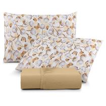 Jogo de Cama Lençol Sonho Bom Casal em Malha Algodão - Mostarda - 100% Algodão Jogo de Cama Lençol Sonho Bom Casal em Malha Algodão - Mostarda - 100% Algodão