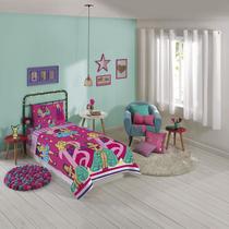 Jogo de Cama Lepper Solteiro Microfibra Estampado Barbie Reinos Mágicos 03 Pçs Rosa Jogo de Cama Lepper Solteiro Microfibra Estampado Barbie Reinos Mágicos 03 Pçs Rosa