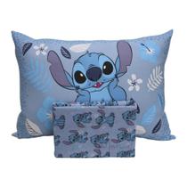 Jogo De Cama Lilo Stitch Infantil Personagem Disney Toque Macio